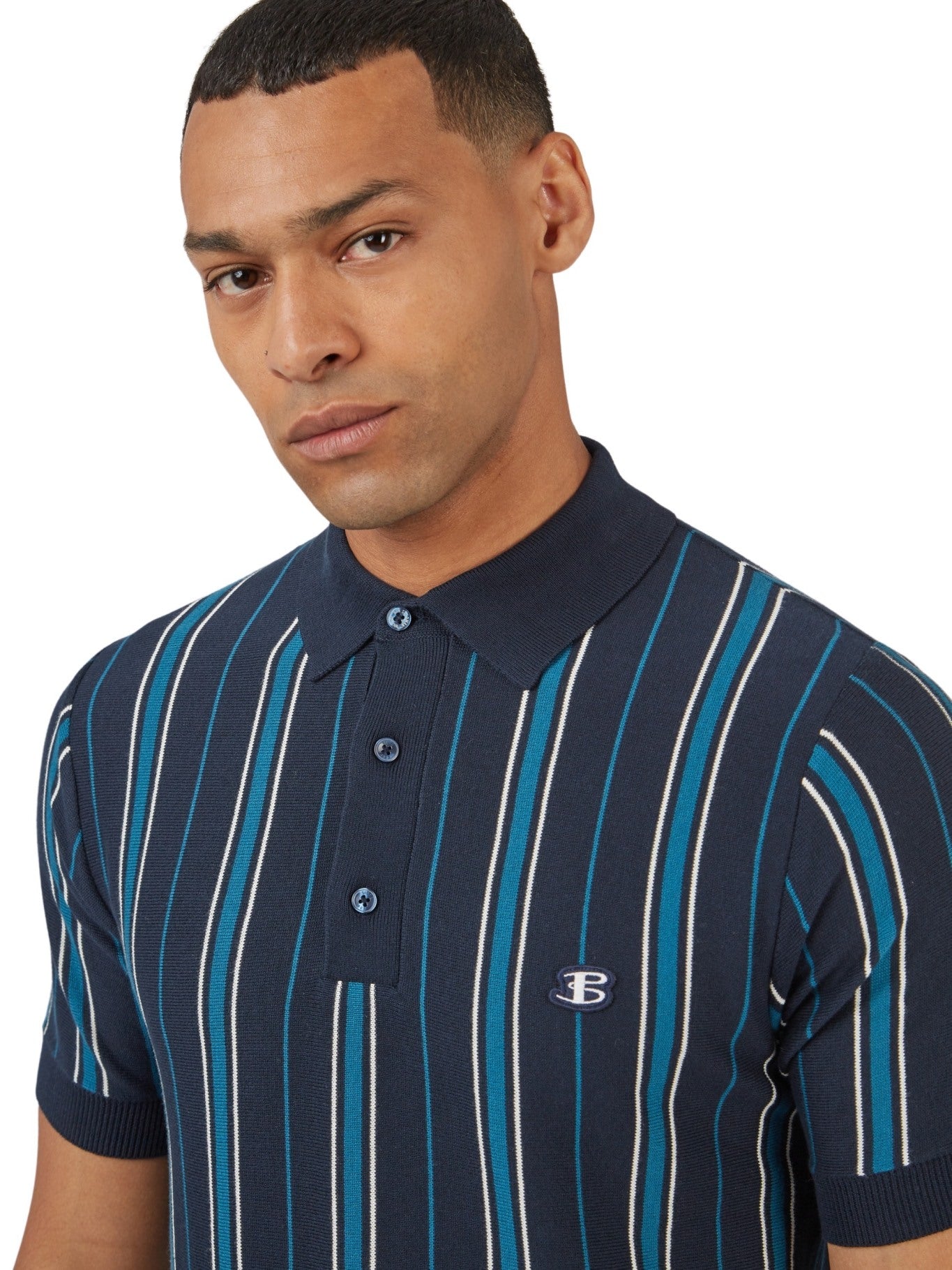 Ben Sherman Men's Striped Polo Shirt