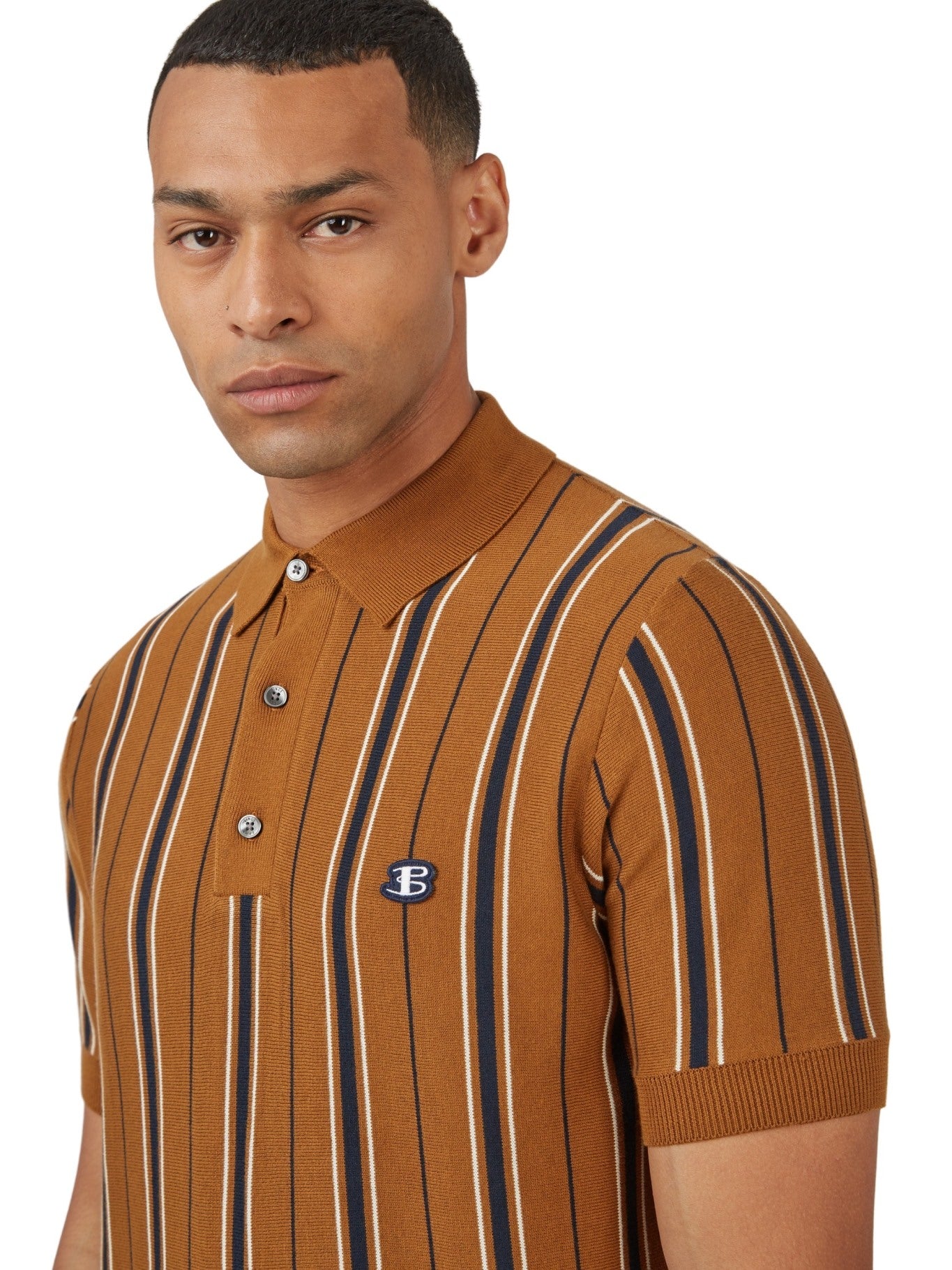 Ben Sherman Men's Striped Polo Shirt