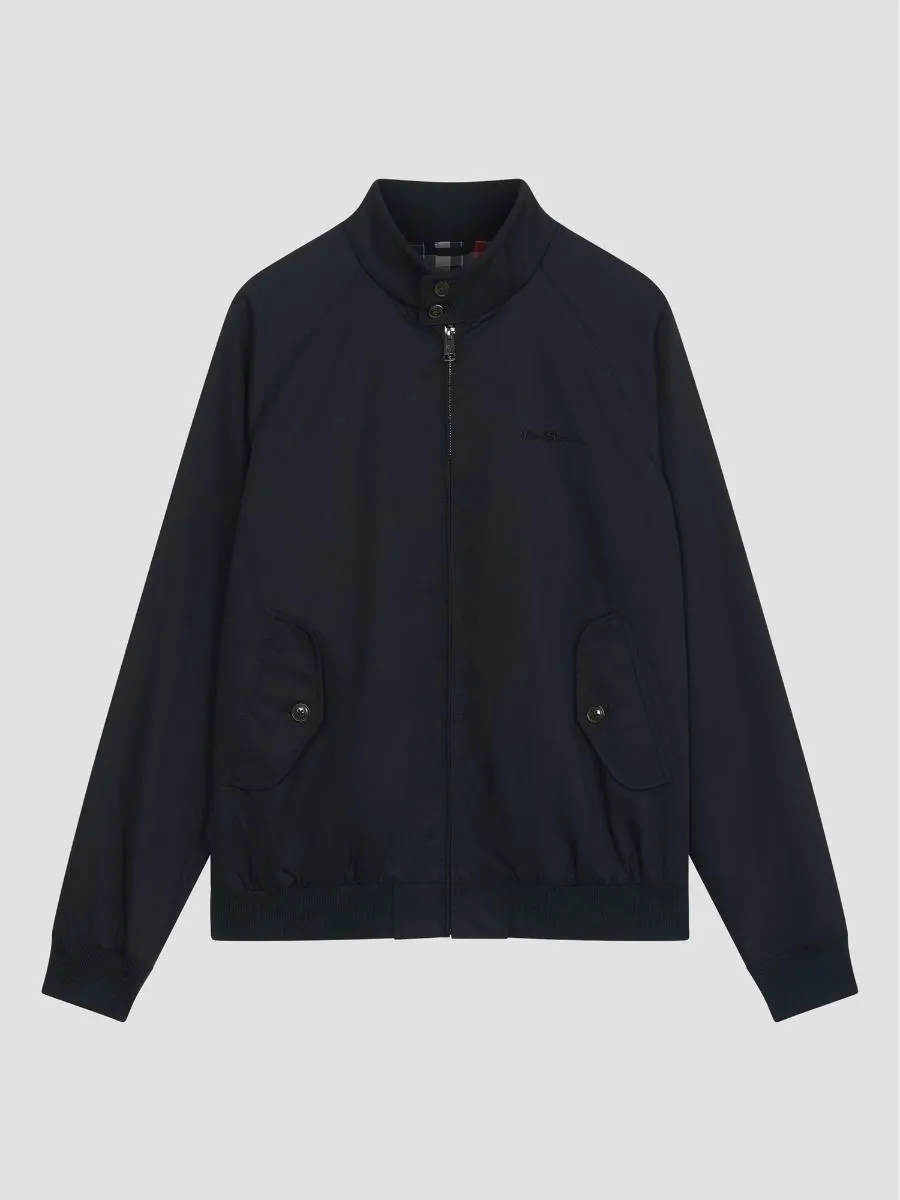 Ben Sherman Casual Harrington Jacket Dark Navy