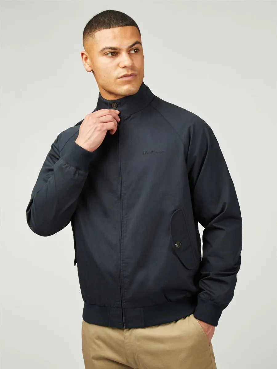 Ben Sherman Casual Harrington Jacket Dark Navy