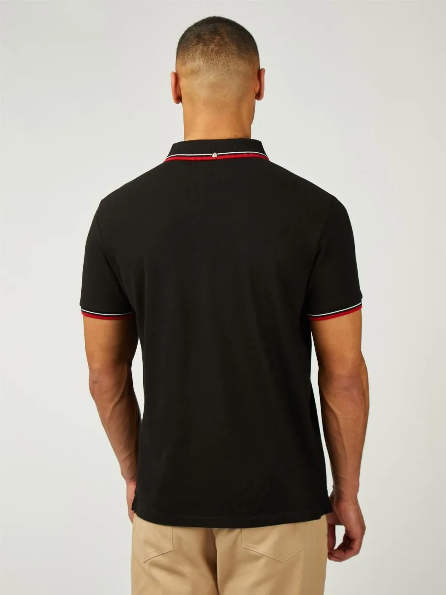 Ben Sherman Signature Pique Polo Shirt - Black