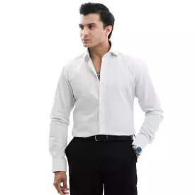 Bengal Stripe White Dress Shirt