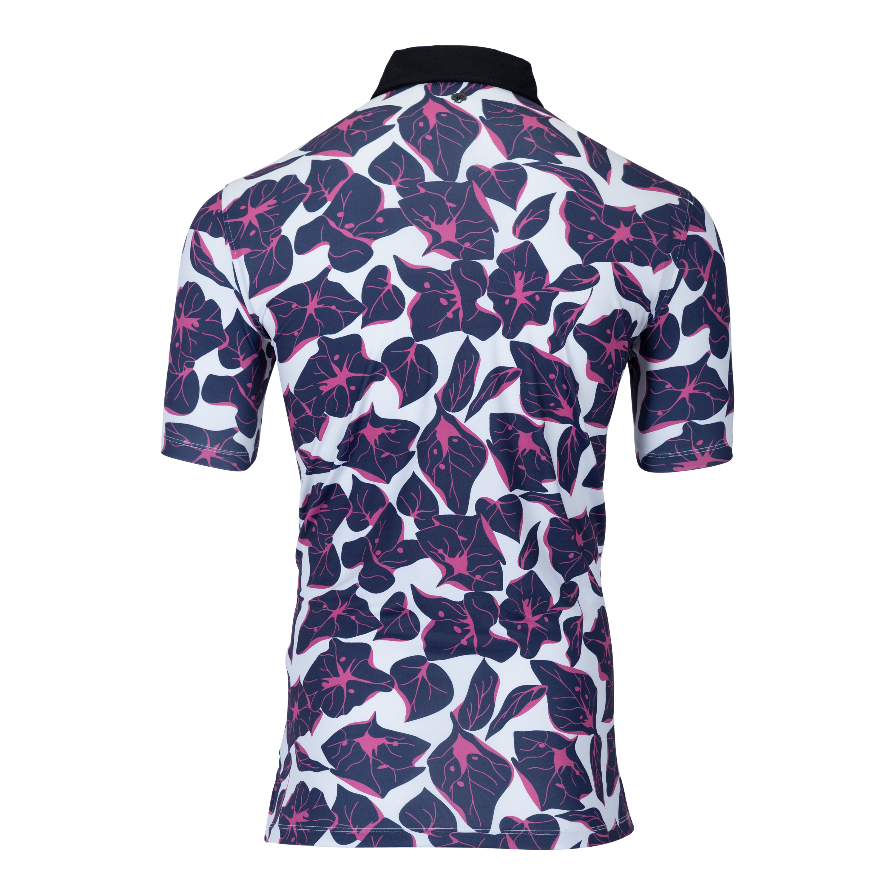 Bermuda Polo Shirt with Floral Print