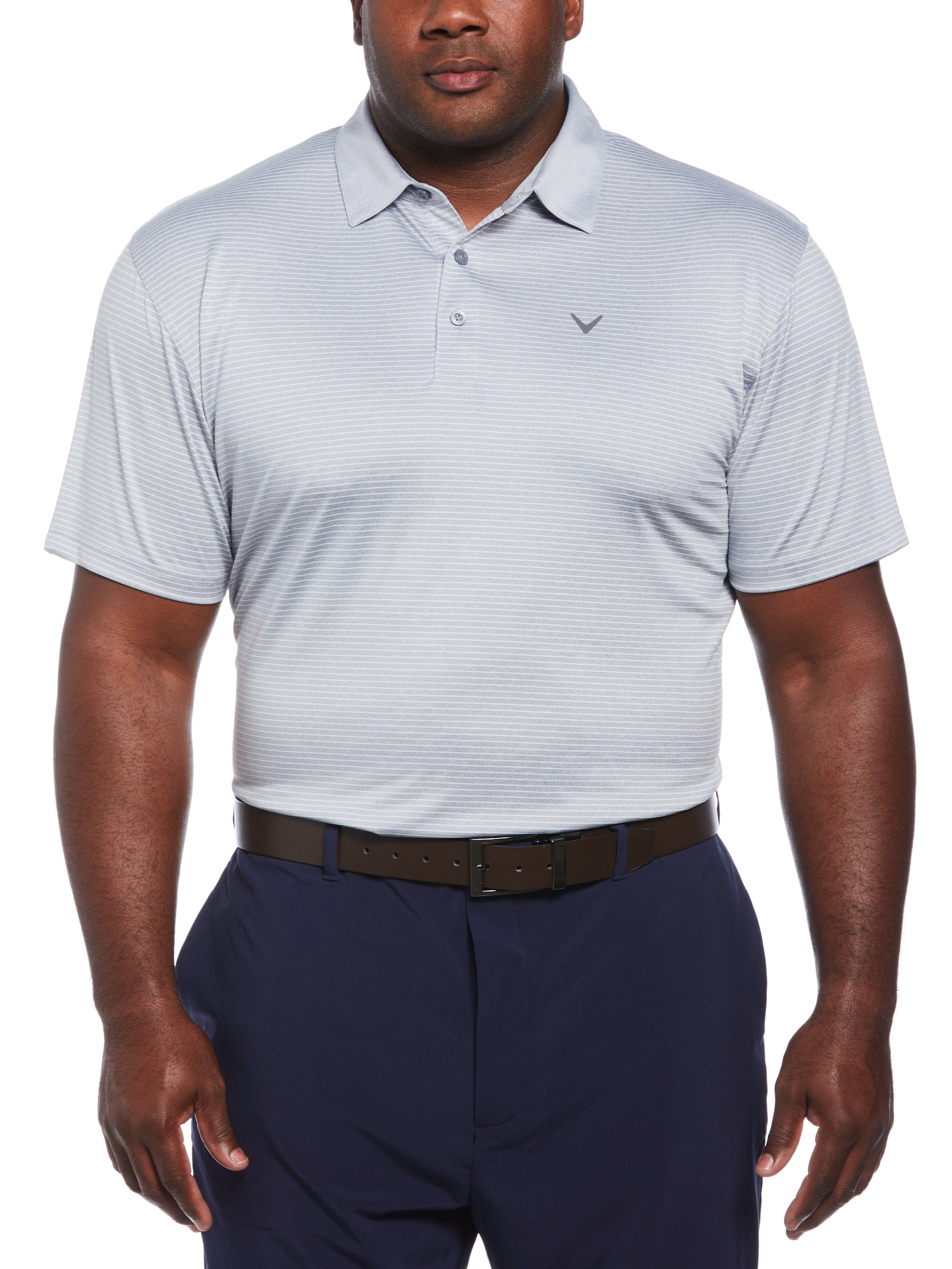 Big and Tall Micro Stripe Golf Polo