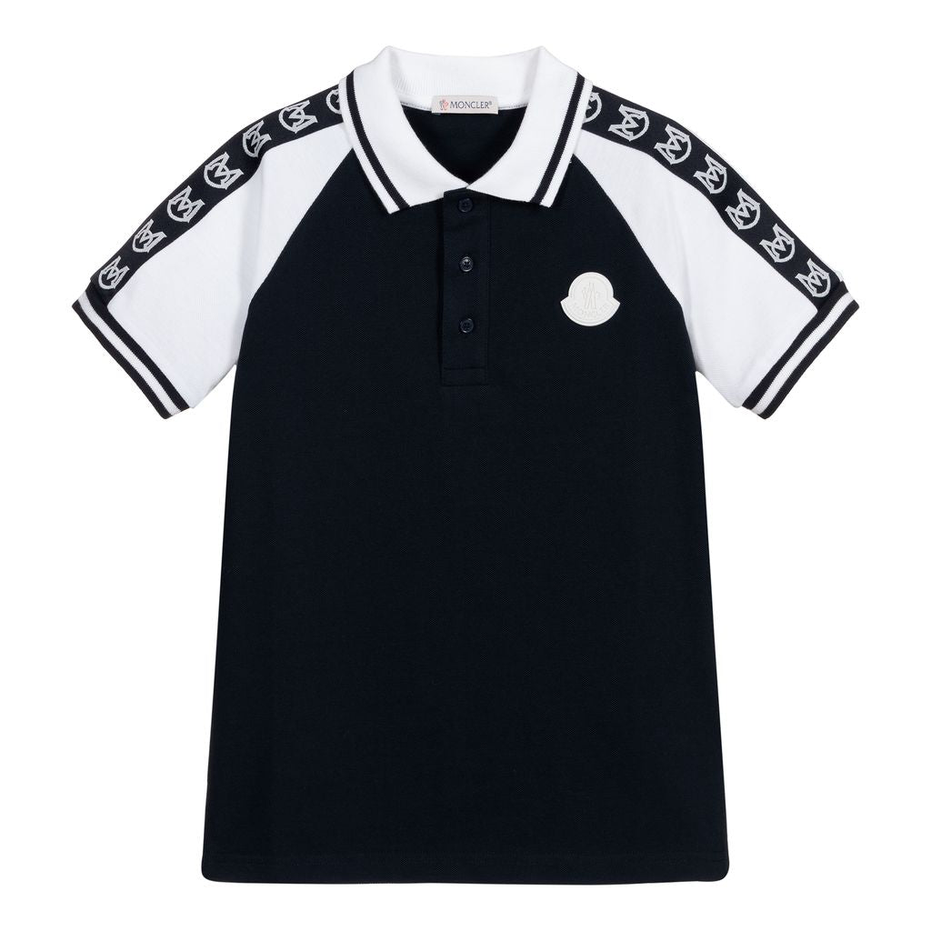 Black and White Polo Shirt