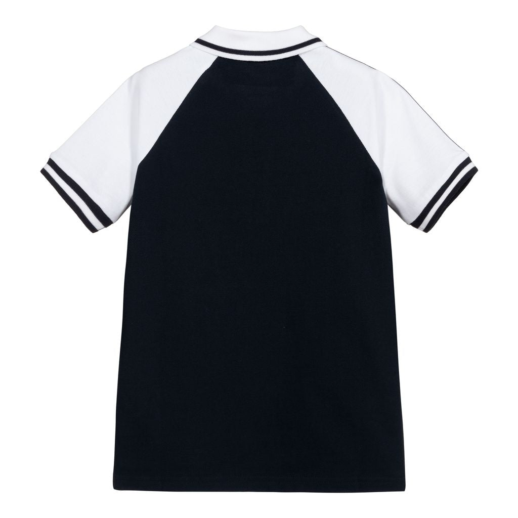 Black and White Polo Shirt