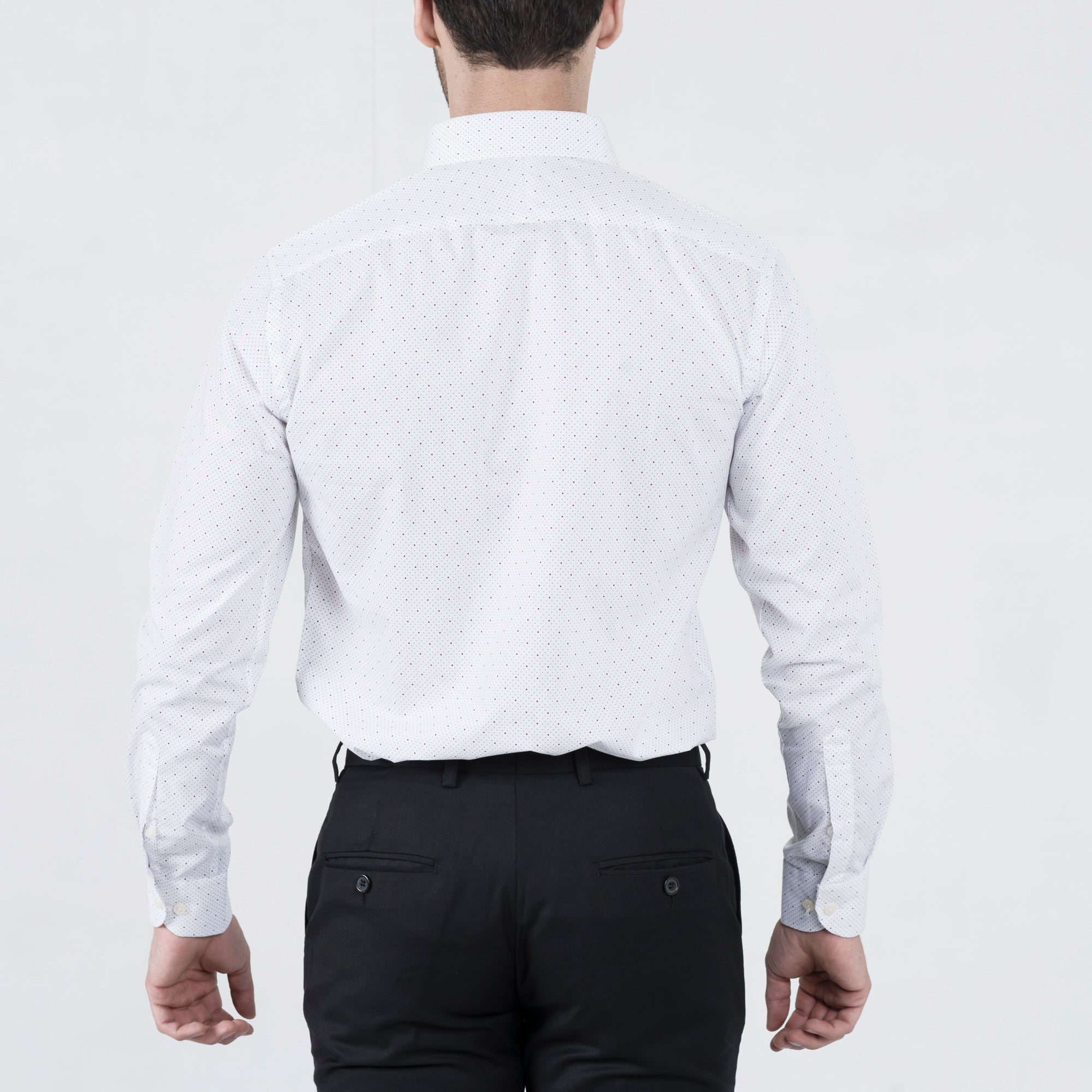 Black White Spotted Shirt