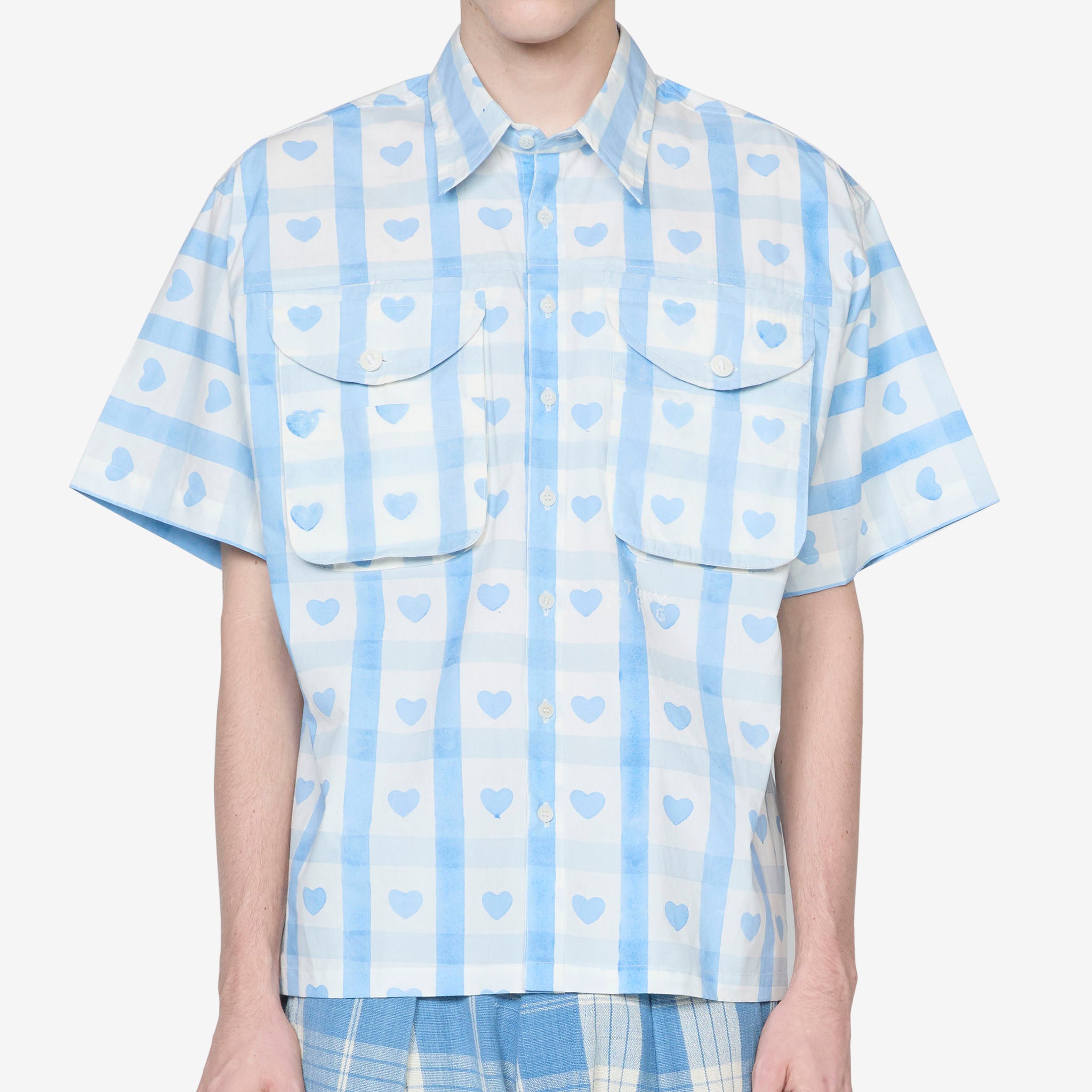 Blue Heart Shell Shirt