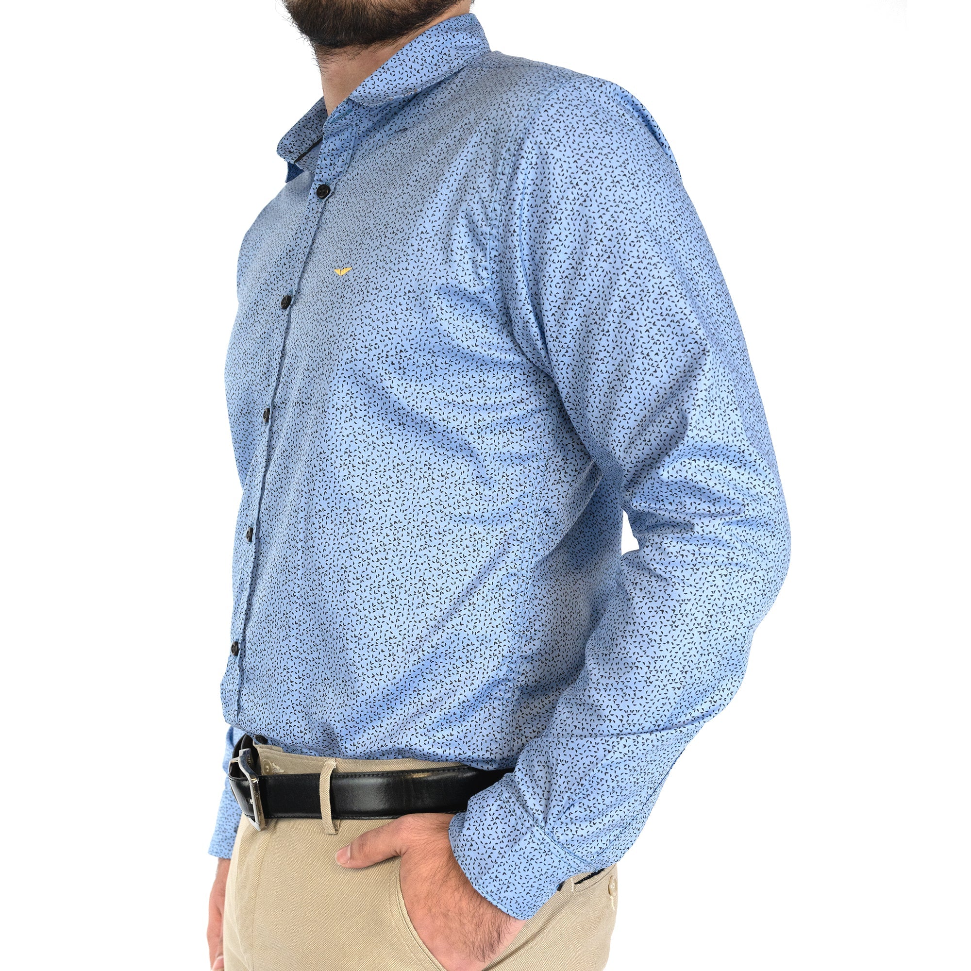 Blue Spotted Shirt