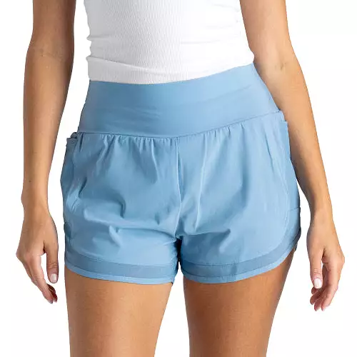 Blue Track Shorts