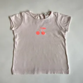 Bonpoint Pink Cherry Print T-Shirt for 18 Month Olds