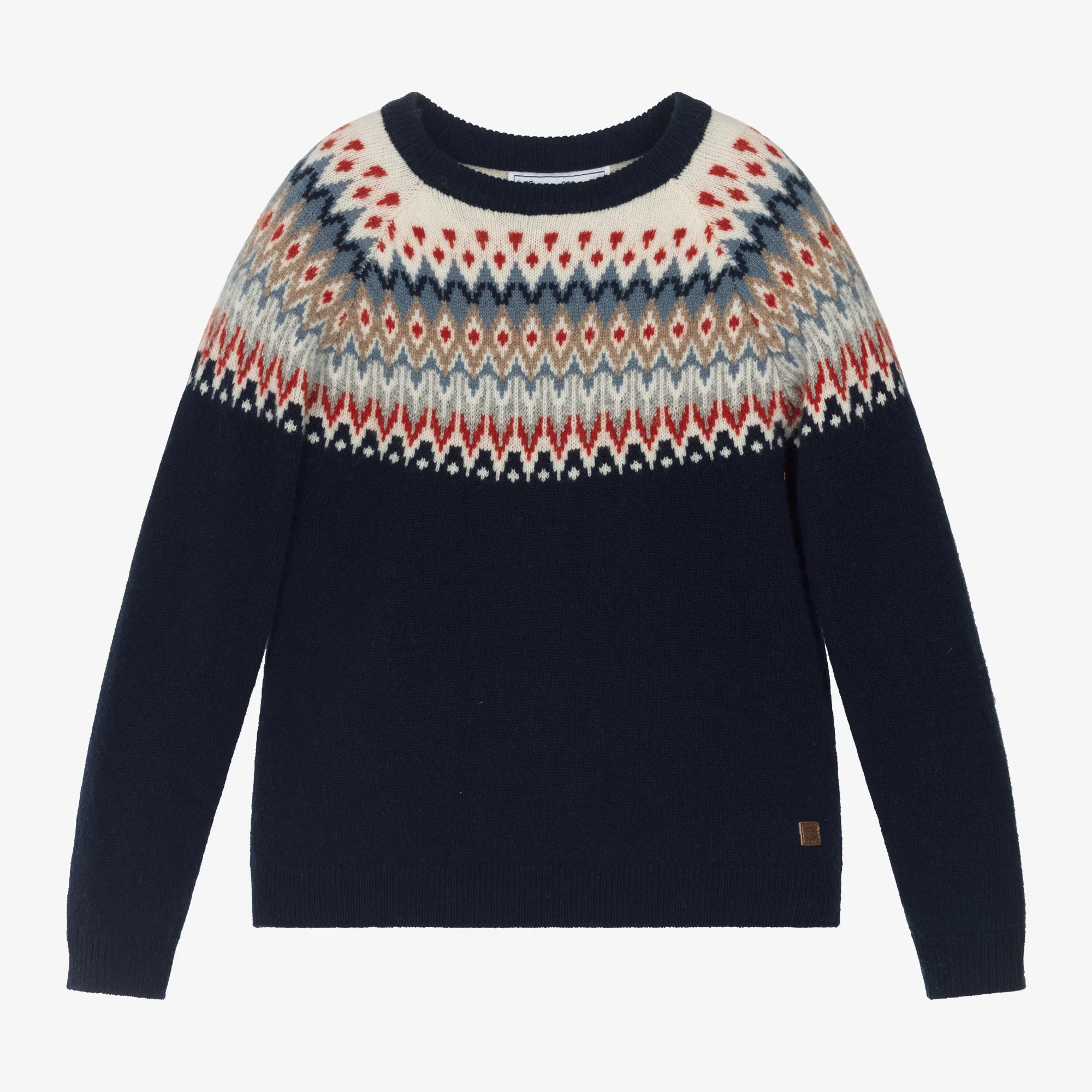 Blue Wool Sweater for Boys