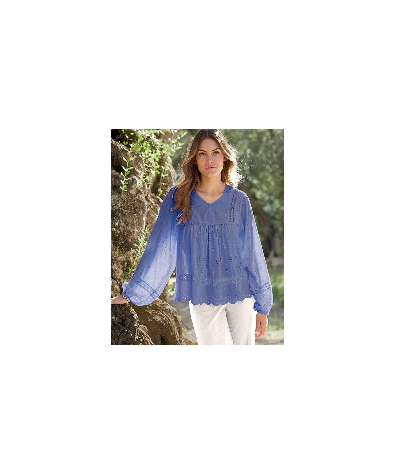 Broderie Anglais Blouse Online Shop