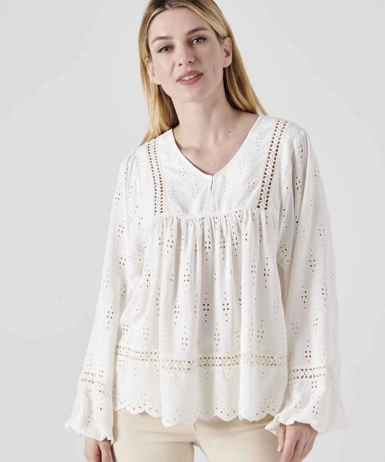 Broderie Anglais Blouse Online Shop