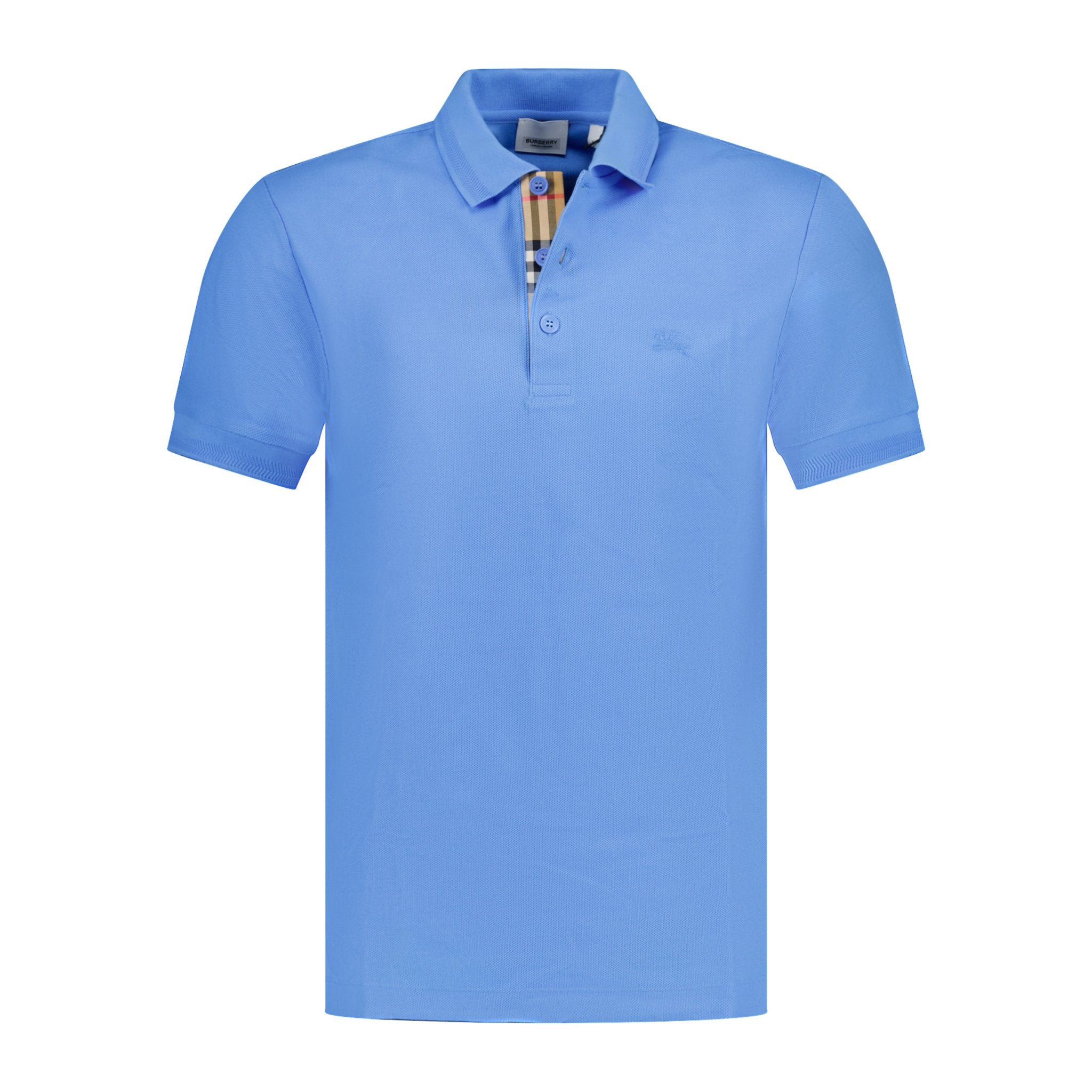 Burberry Eddie Polo Shirt Blue - Shop Now