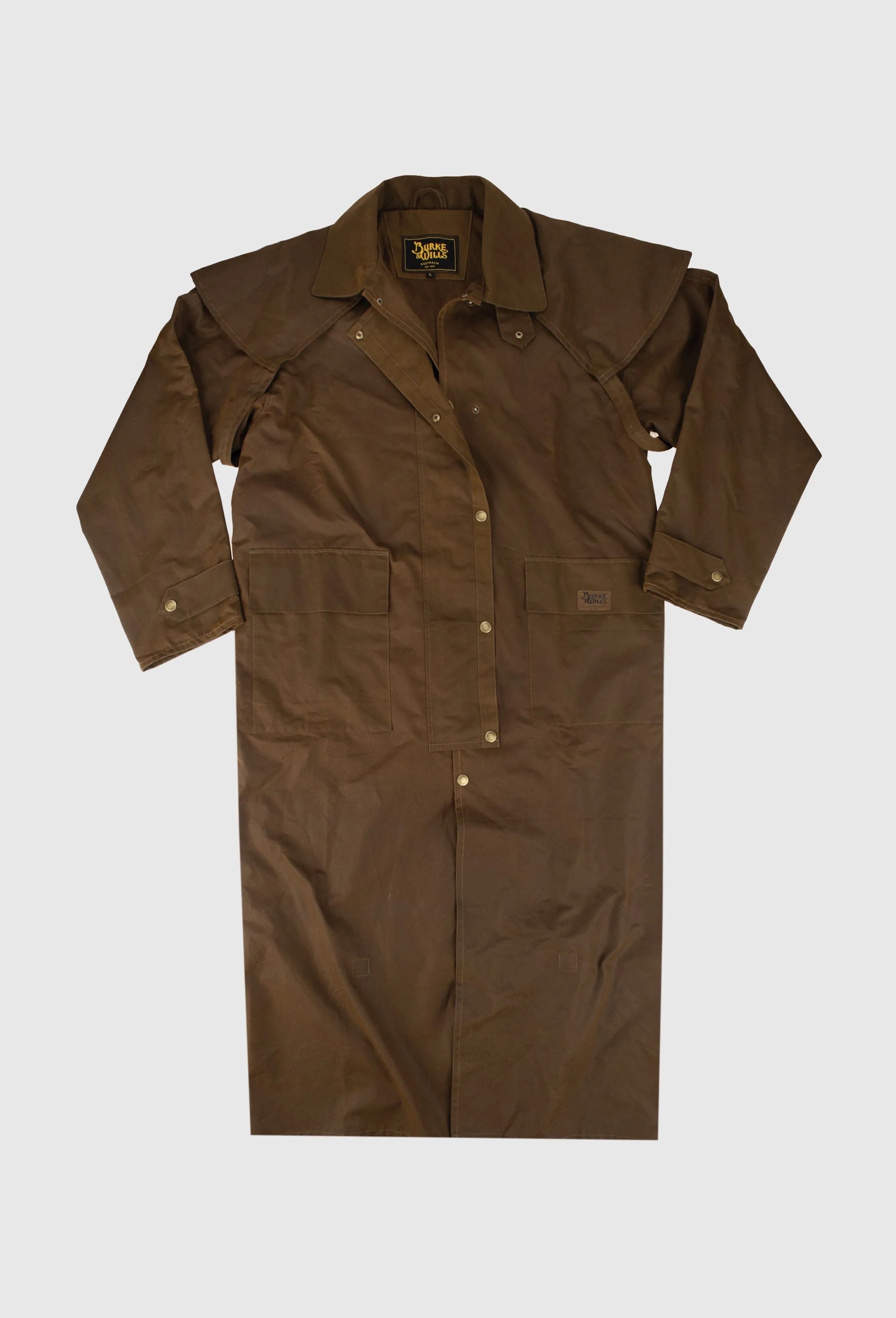 Burke Wills stockman coat bronze