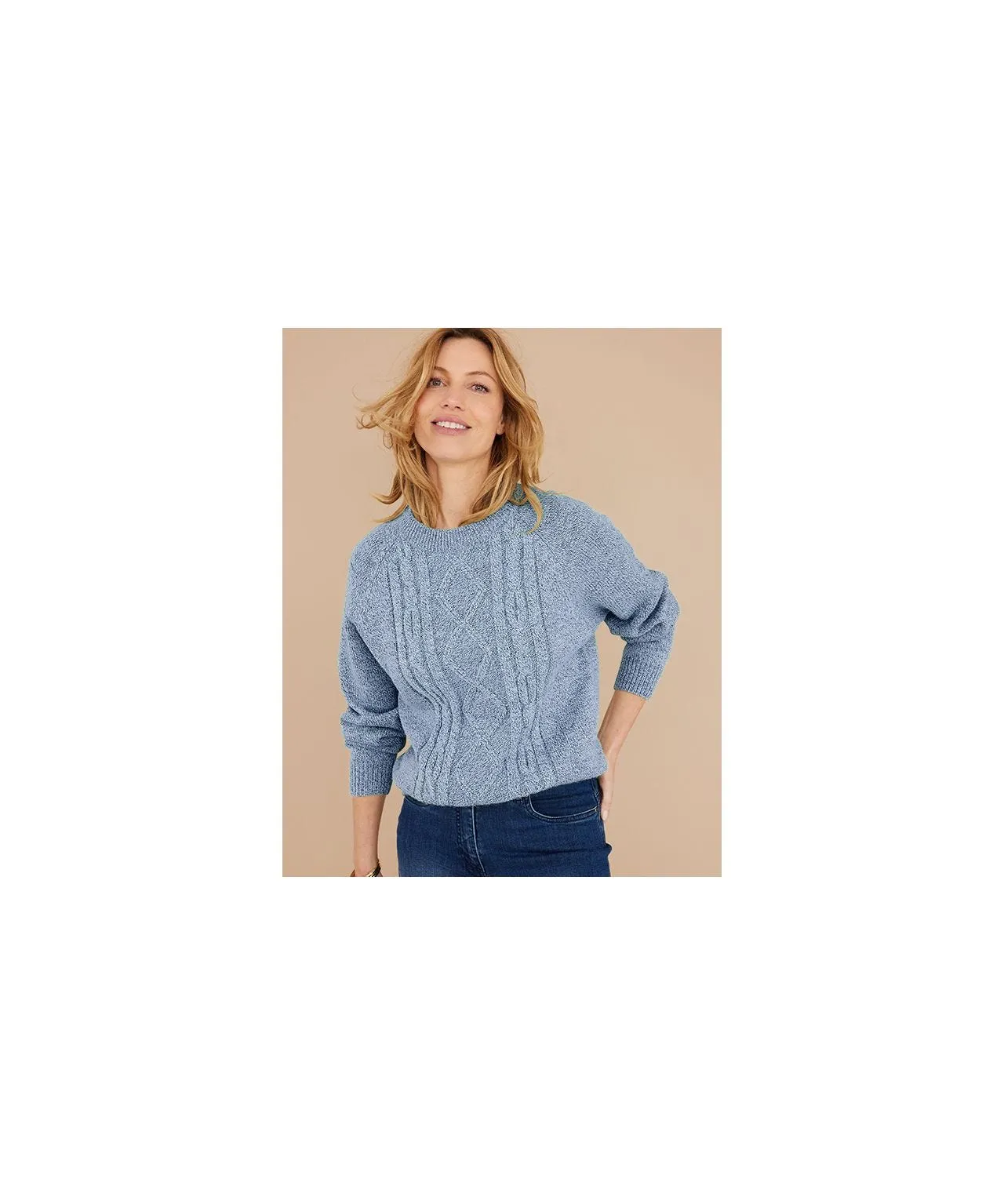 Knitted Cable Sweater