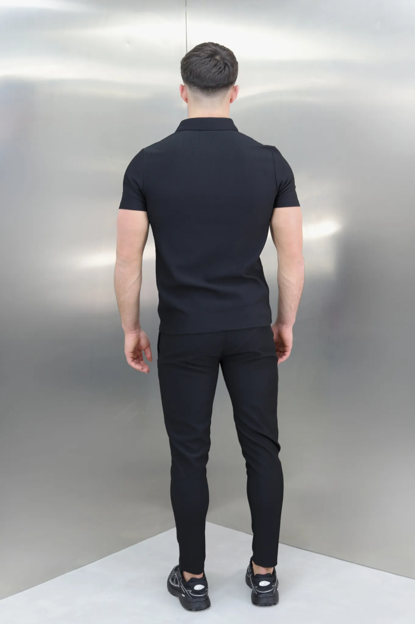 Capo PLEAT Black Polo Shirt