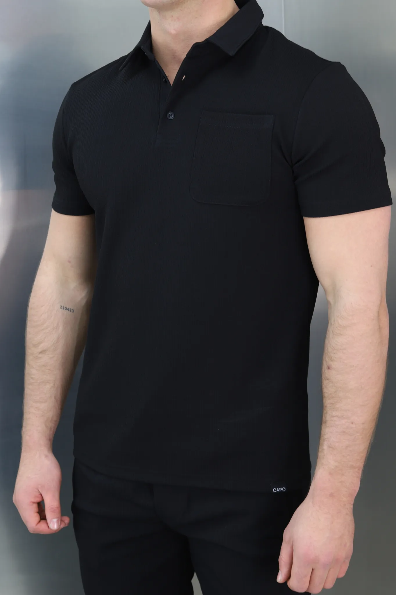 Capo TWIST Black Polo Shirt