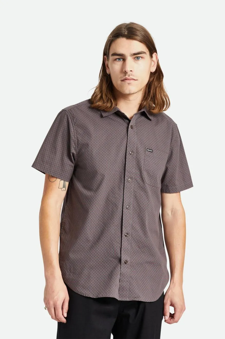 Charter Printed Short Sleeve Woven Shirt - Dusk Geo Dot