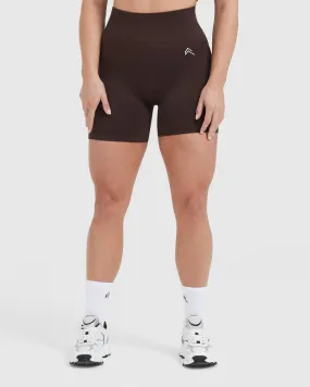 Classic Seamless Mid Shorts 2.0 | 70% Cocoa Marl