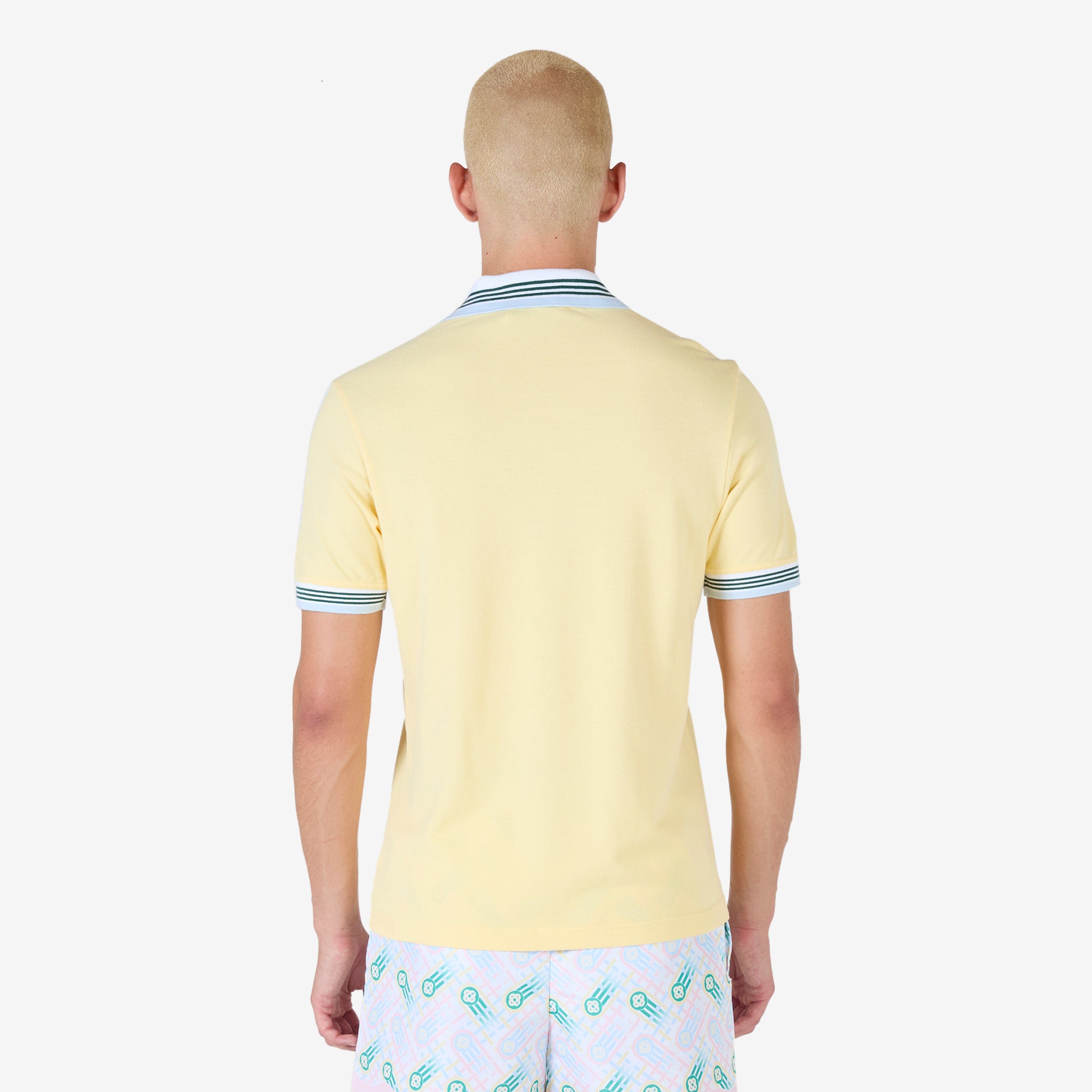 Classic Yellow Pique Polo Shirt