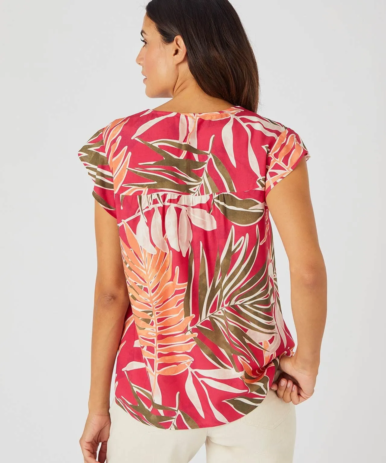 Climatyl Tropical Print Blouse Store