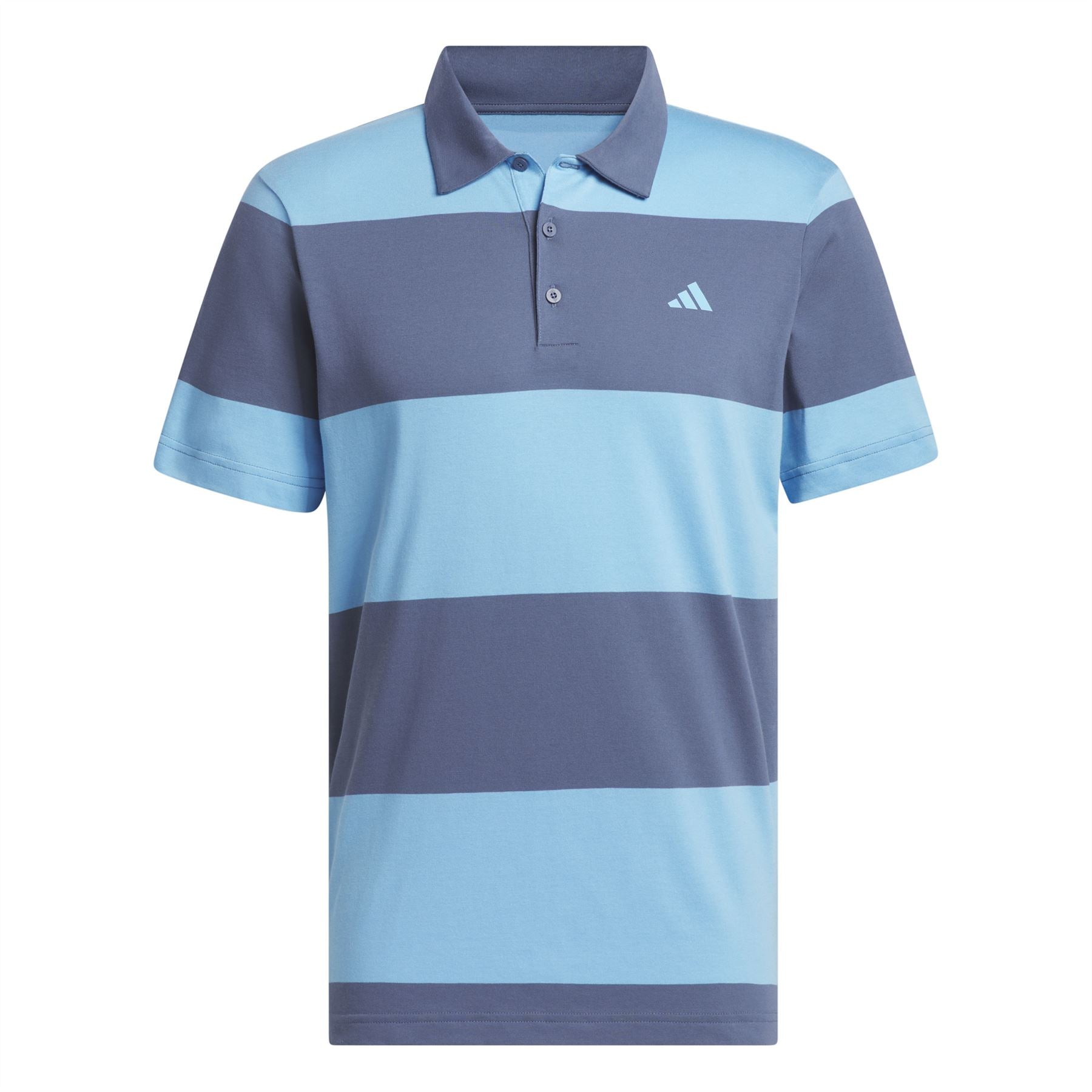 Colourblock Rugby Stripe Polo Blue/Navy Core - SS24