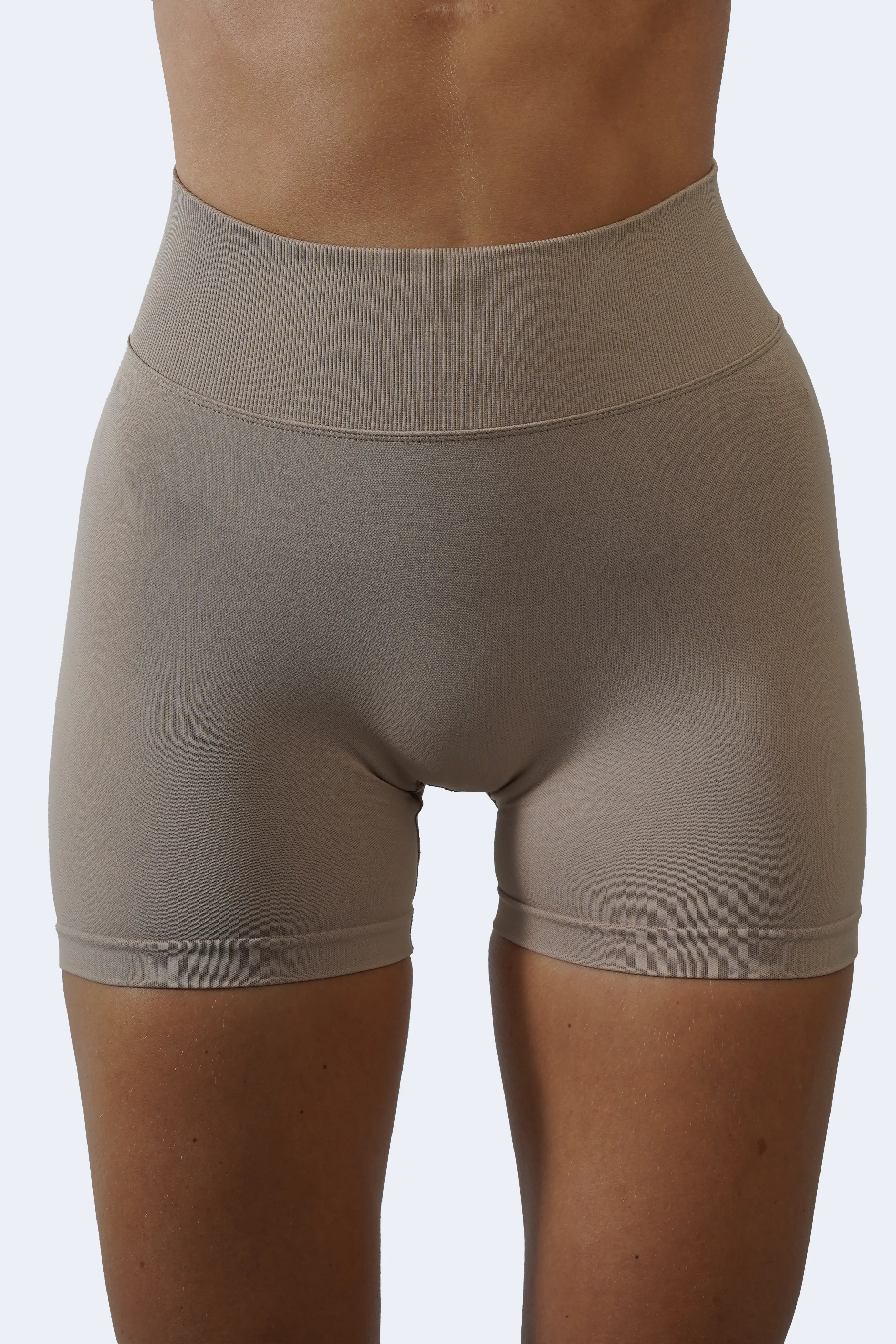 Core Scrunch Fitness Shorts - Latte