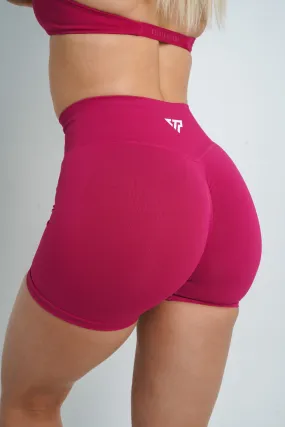 Red Core Scrunch Shorts