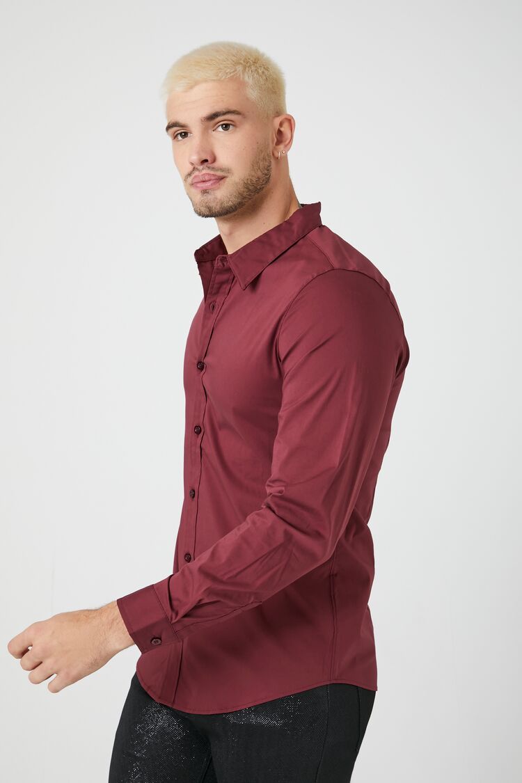 Cotton-Blend Long-Sleeve Shirt - You're all set!