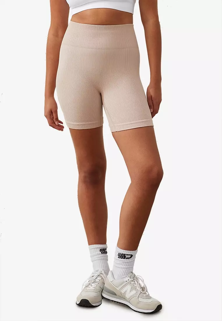 CottonOn Body Seamless Rib Bike Shorts