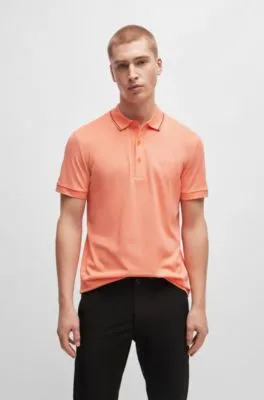 Cotton-Piqué Slim-Fit Polo Shirt with Tonal Logo