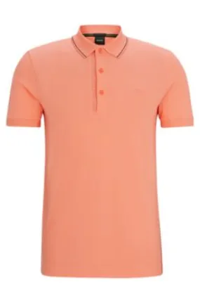 Cotton-Piqué Slim-Fit Polo Shirt with Tonal Logo