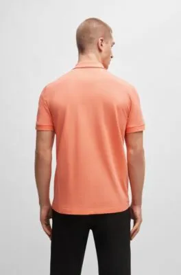 Cotton-Piqué Slim-Fit Polo Shirt with Tonal Logo