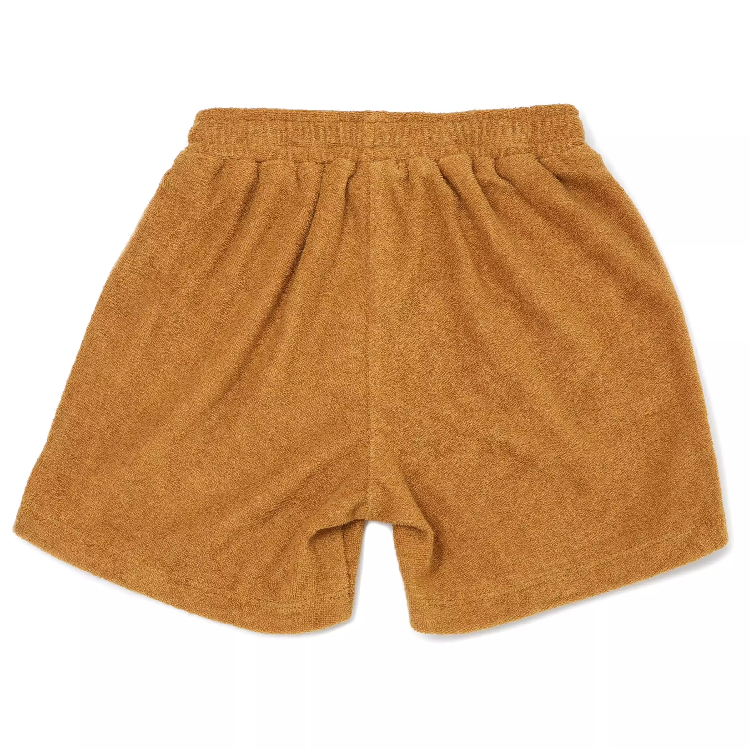 Cotton Terry Boys Track Shorts - Caramel | Shop Now!