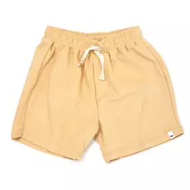 Cotton Terry Boys Track Shorts Oatmilk