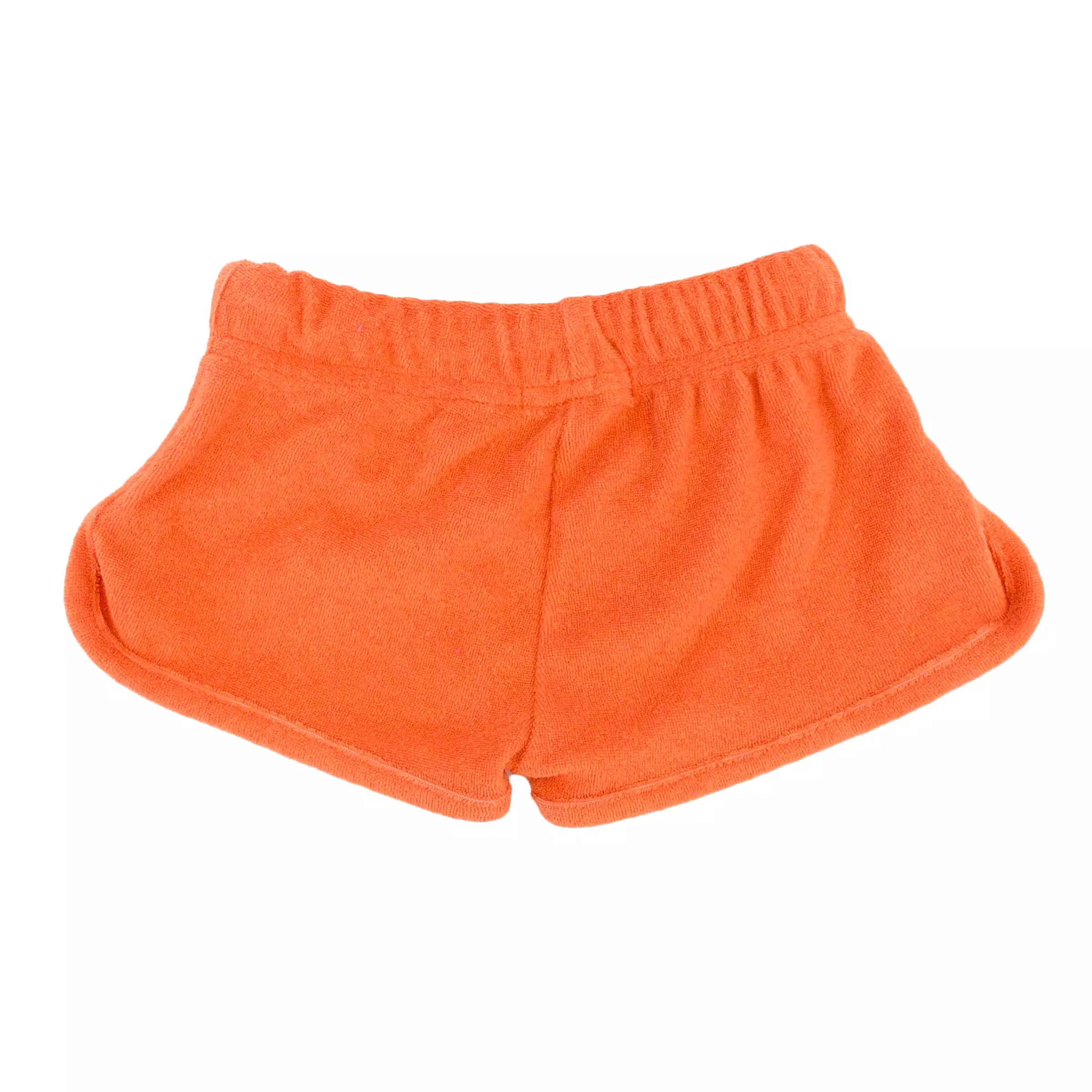 Cotton Terry Drawstring Short Track Shorts - Dreamsicle