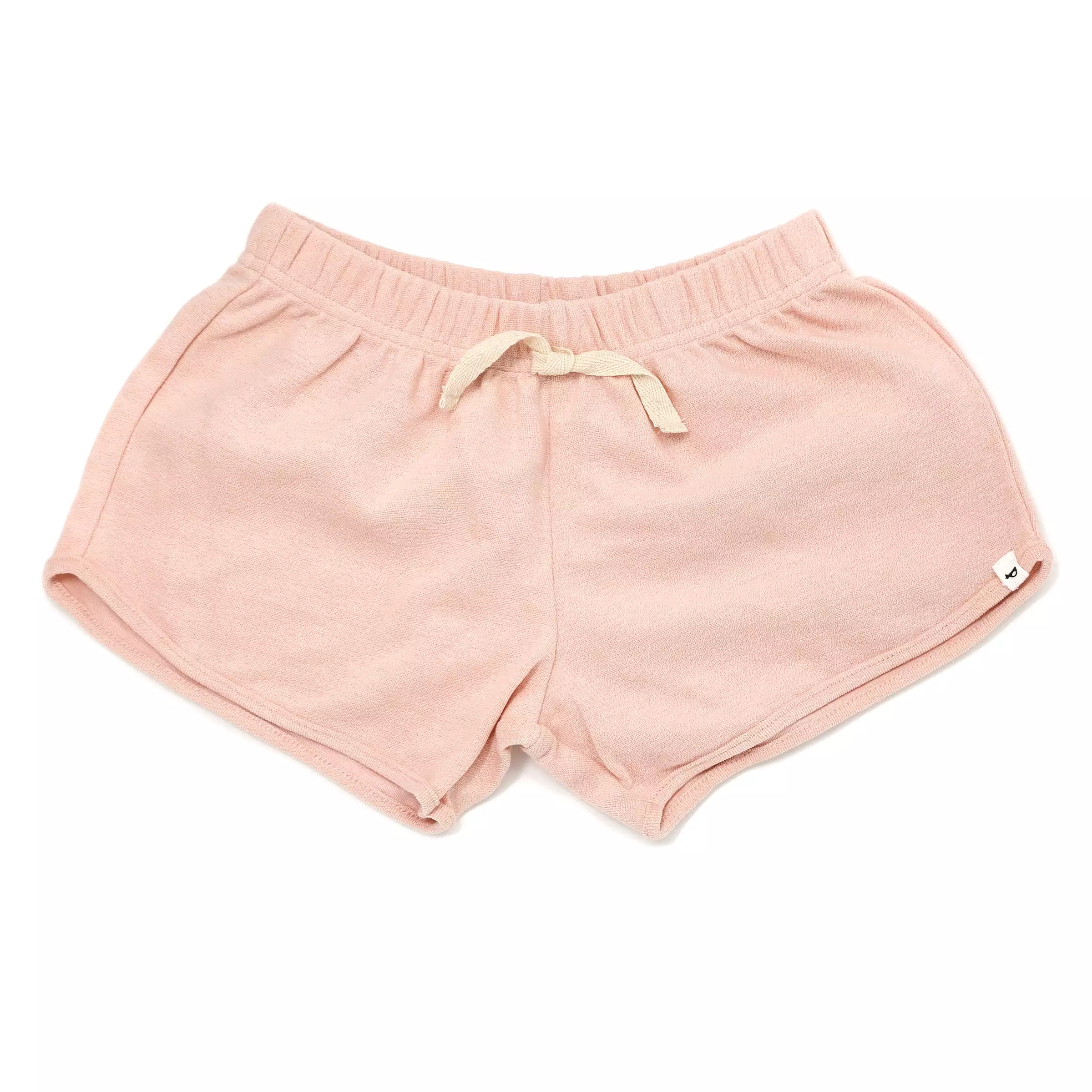 Cotton Terry Girls Peachy Track Shorts - Baby