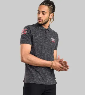 D555 Mens Polo Shirt With Chest and Sleeve Embroidery CLAWTON