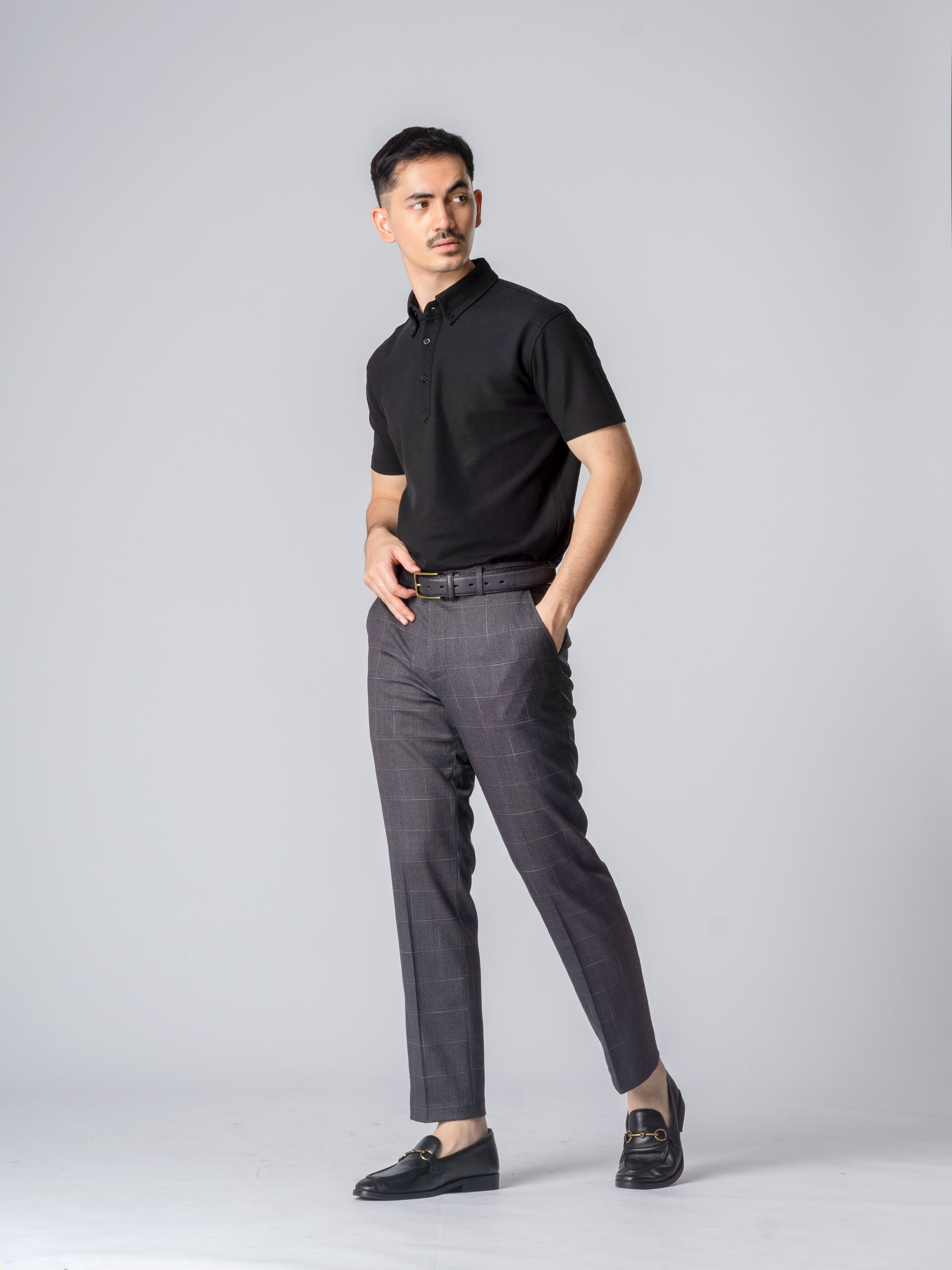 Dante Polo Black Short Sleeve