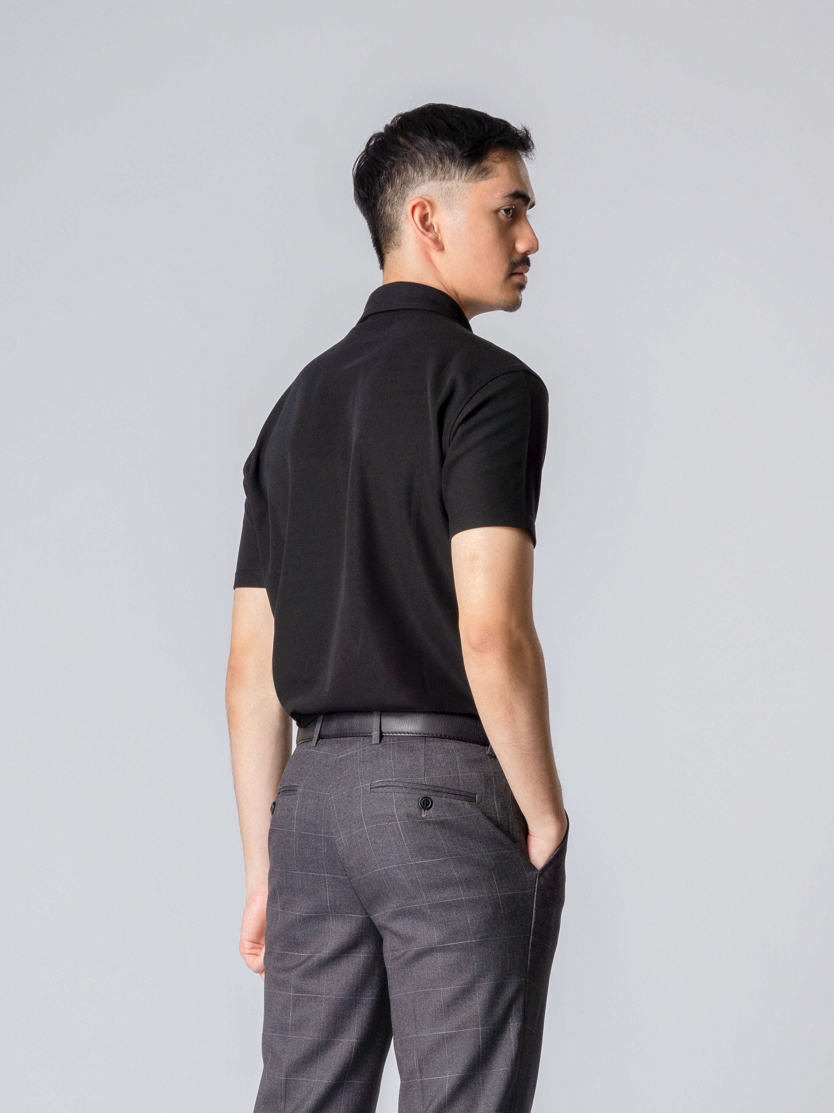 Dante Polo Black Short Sleeve