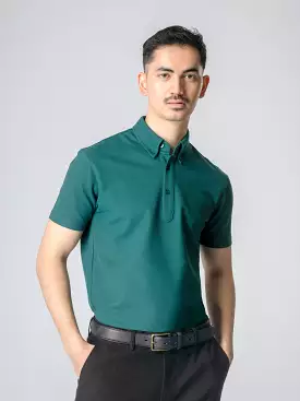 Dante Polo Shirt - Emerald Green - Short Sleeve