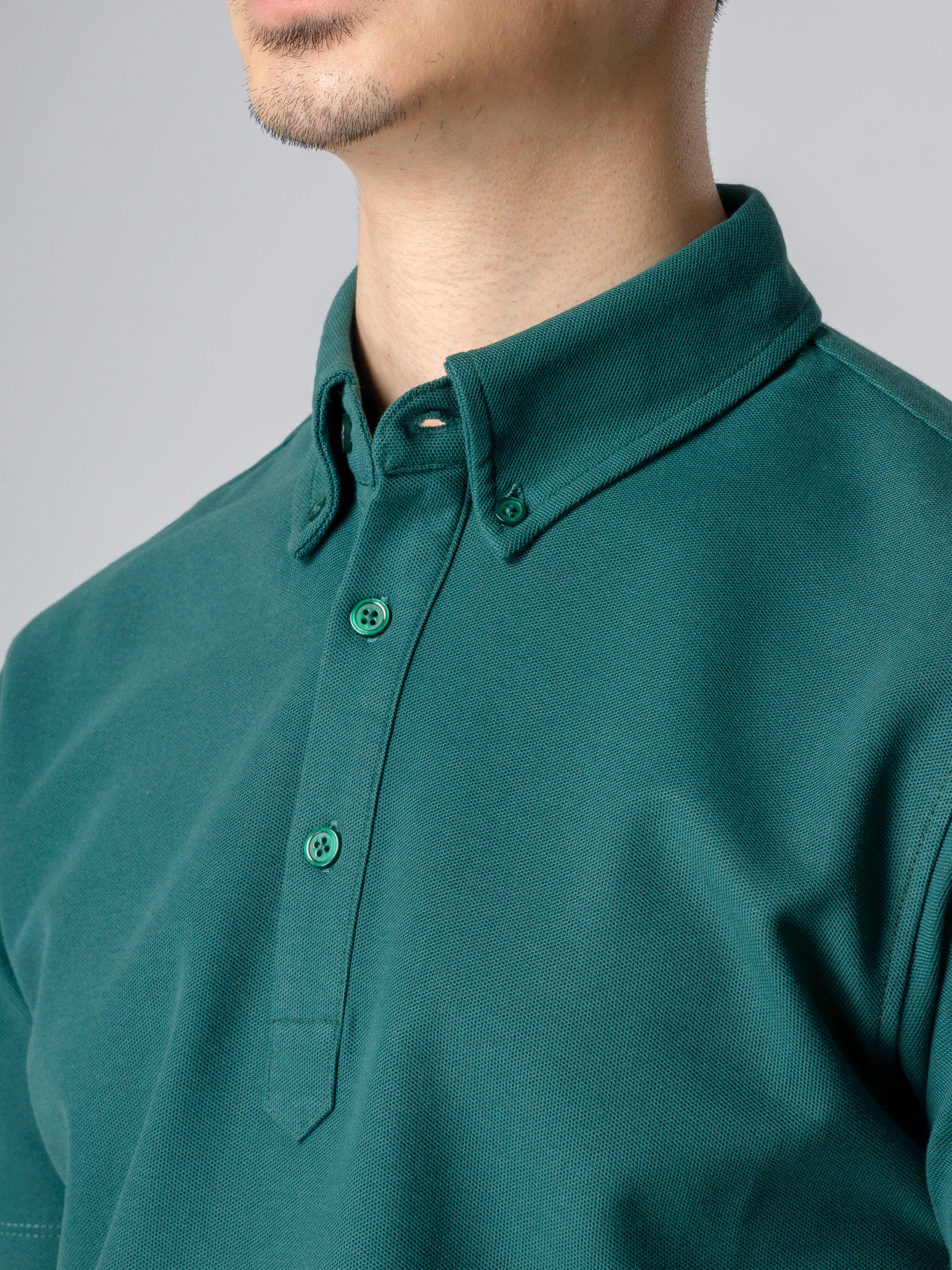 Dante Polo Shirt - Emerald Green - Short Sleeve