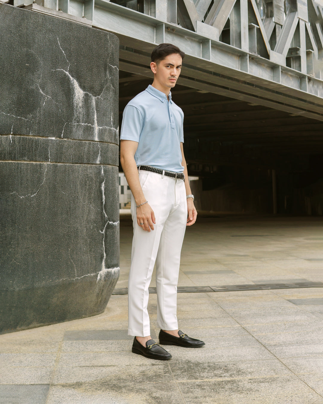 Dante Polo Shirt - Light Blue