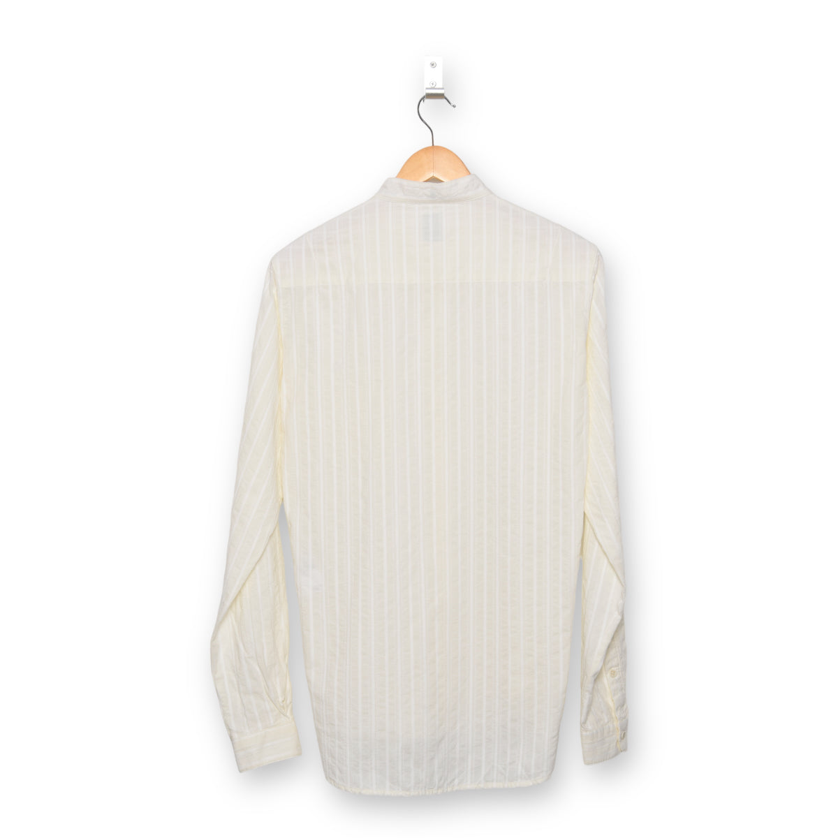 Delikatessen White Jacquard Striped Zen Shirt - Buy Now