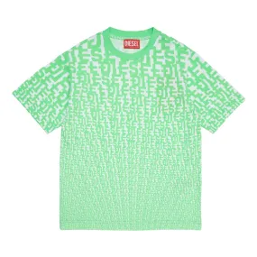 Diesel Green All Over Print T-Shirt