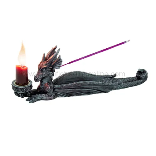 Dragon Candle Holder and Incense Burner