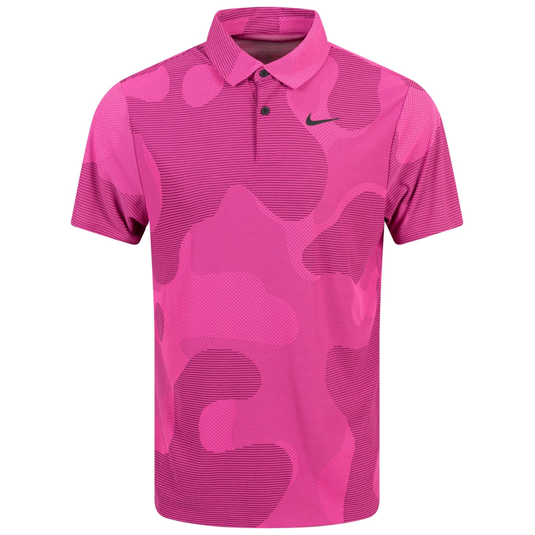 Dri-FIT ADV Tour Stretch Camo Polo Bordeaux Pink - Size W23