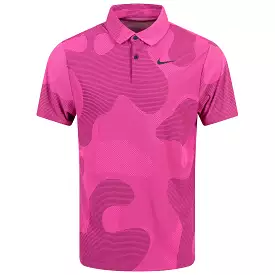 Dri-FIT ADV Tour Stretch Camo Polo Bordeaux Pink - Size W23